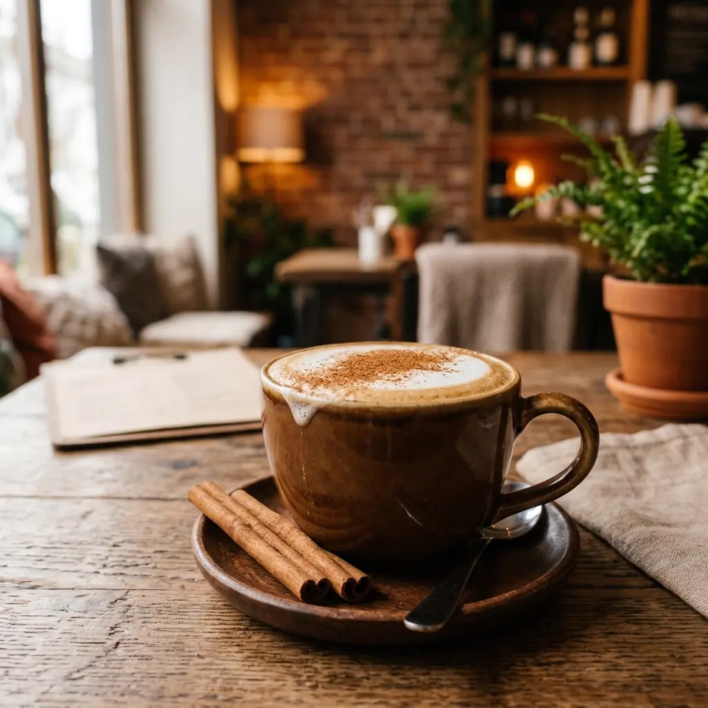 Taza de Cinnamon Latte