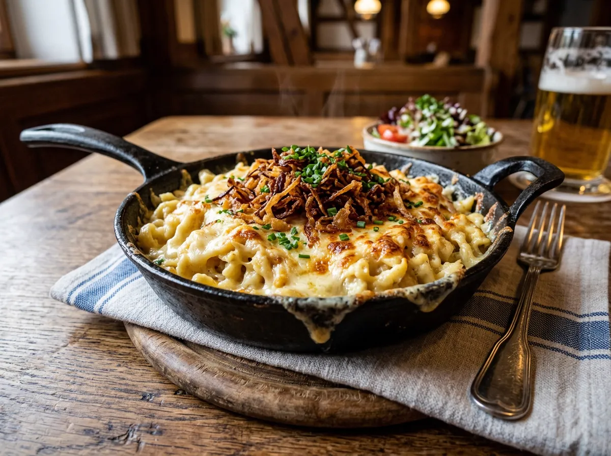 Kässpätzle (Spätzle con Queso)