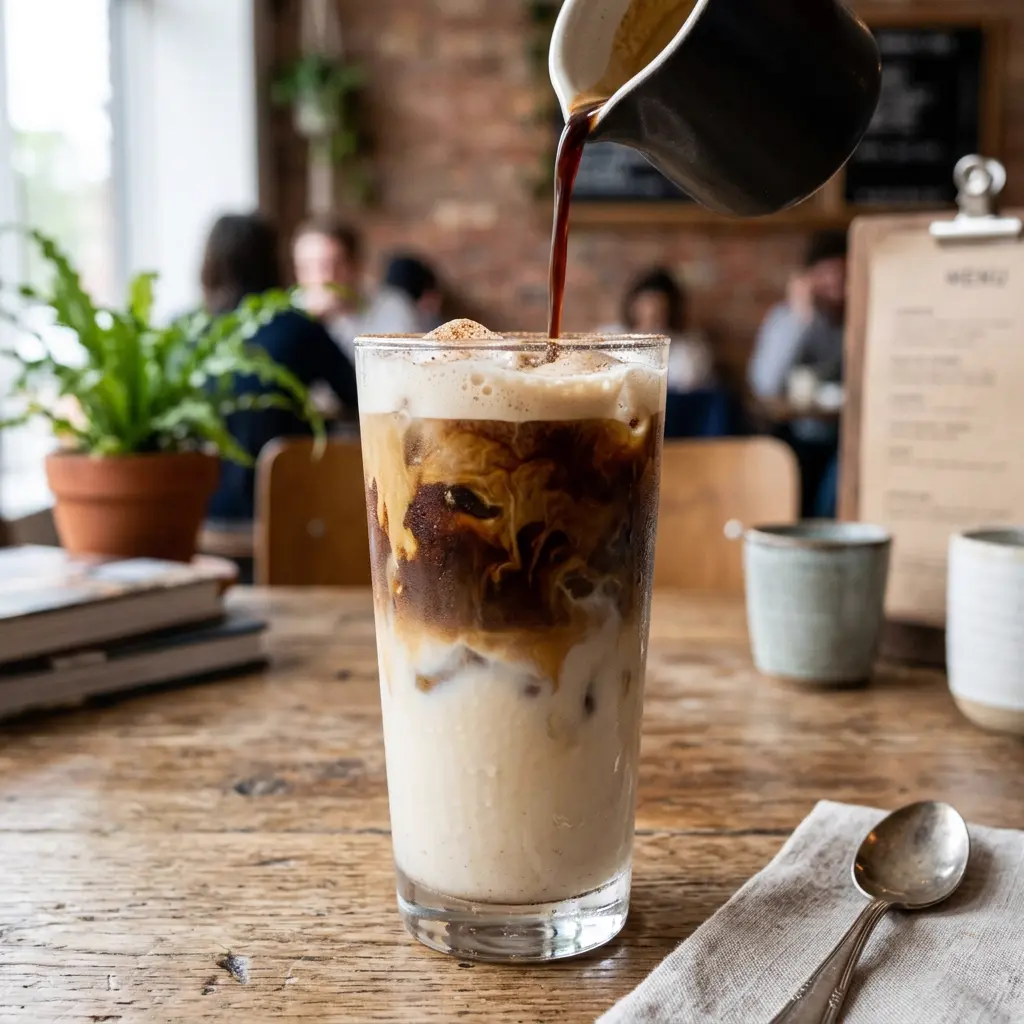 Vaso de Dirty Chai Latte